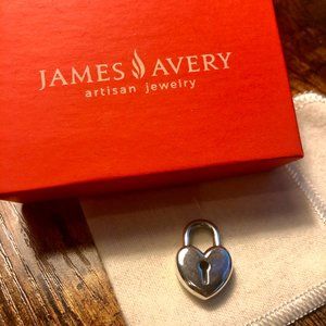 James Avery Heart Padlock Charm/Pendant (RETIRED)